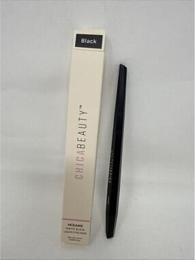 Chica Beauty MIRAME Matte Black Liquid Eyeliner 0.5 ml Long Lasting CJ # 102